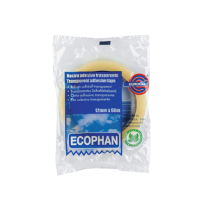 Nastri adesivi trasparenti Eurocel ECOPHAN formato 12 mm x 66 m - 001417119 -15 (conf.12)