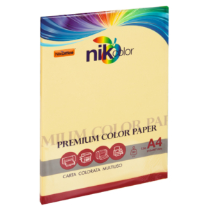 Carta colorata colori forti formato A4 Nikoffice 5 Colori Assortiti forti 80g/m² 100 fogli - 23NIK094