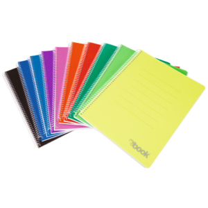 Quaderno spiralato Nikoffce 70g/m² formato A5 - 1 rigo - 80 fogli - 30NIK040/4