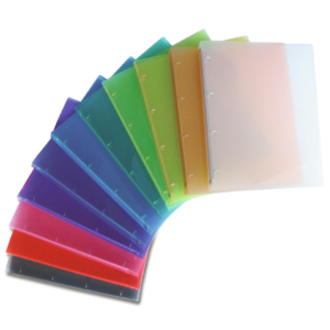 Raccoglitore Trasparenti 4 anelli Nikoffice in Colori Assortiti Ø16 - colorato