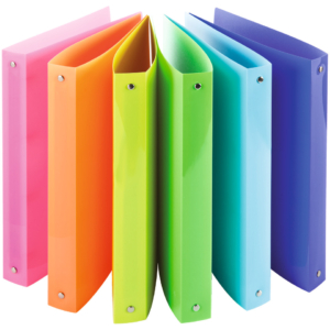Raccoglitore 4 anelli Nikoffice in Colori Assortiti Ø16 - fluo