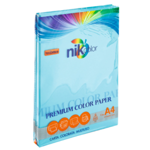 Carta colorata colori pastello formato A4 Nikoffice 5 Colori Assortiti pastello 200g/m² - 100 fogli