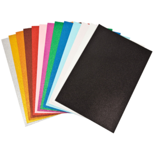 Foam in gomma Nikoffice EVA formato A4 Colori Assortiti adesivo - 23NIK131 (conf. 10 fogli)