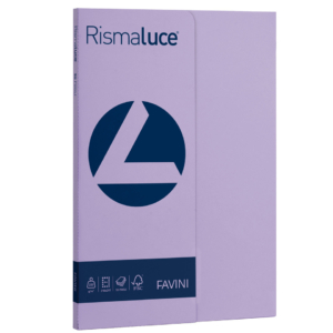 Carta colorata Favini Rismaluce colori forti 200g/m² A4 - risma da 50 fogli violetto