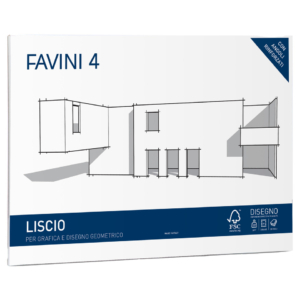 Album da disegno Cartangolo Favini 4 f.to 33x48 cm - 220g/m² liscio neutro - A166503 (conf.20 fogli)