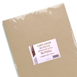 Carta da pacco Florio Carta ripiegata formato 100x140 cm - colore Avana - 1403_1 (conf.50)