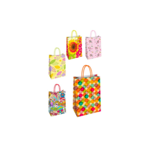 Borse shopper Florio Carta fantasie assortite - formato 36x12x41 cm - 73181 (conf.25)