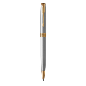 Penna a sfera Parker Sonnet punta M inchiostro Nero Stainless Steel GT - 1931507