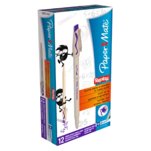 Penne a sfera cancellabili Paper Mate Replay violetto S0851431 (conf.12)