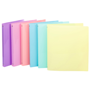 Raccoglitore 4 anelli Nikoffice in Colori Assortiti - anelli Ø30 - pastel - 01NIK382/P