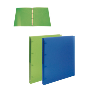 Raccoglitore Trasparenti 4 anelli Nikoffice in Colori Assortiti Ø16 - rigato colori assortiti - 01NIK172/1