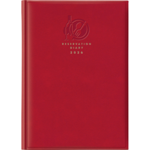 Agenda 2027 A4 prenotazioni ristoranti copertina rossa  27-513OT-D10