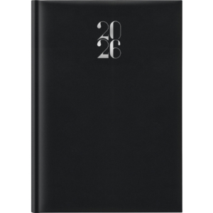 Agenda 2027 settimanale gommato 21x29,7 cm Nero 27-524FT-C01