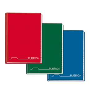 Rubrica telefonica cartonata Blasetti a fogli fissi - 1R - 70g/m² A4 - 48 fogli 1373