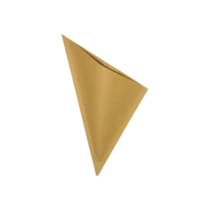 Cono in carta paglia politenata Le Nappage idonei al contatto con alimenti grassi - 22x22 cm - WRPP8019 (conf.250)