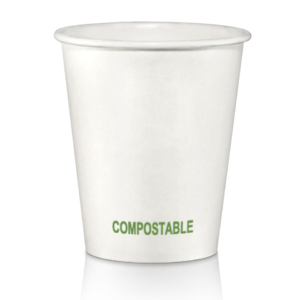 Bicchieri Dopla Green in carta compostabile bianchi 100 ml 33365 (conf.50)