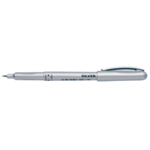 Pennarello per feltro CWR punta fine Argento C2670/2