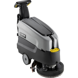 Lavasciuga pavimenti compatta Lavor Dynamic 45B uomo a terra 37011-00053