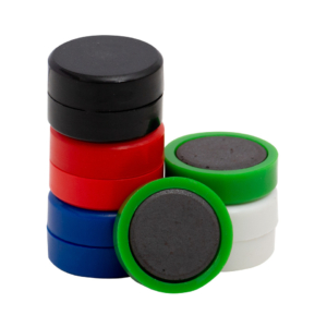 Magneti per lavagne bianche - Ø25 mm - Q-Connect colori assortiti - KF02643 (conf.10)