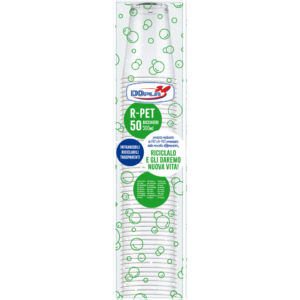 Bicchieri in R-PET Dopla DO trasparente 500 ml - 25002 (conf.50)