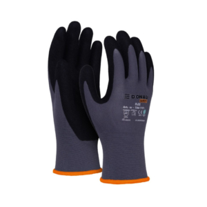 Guanti da lavoro Donau Safety in nylon e rivestiti con schiuma di nitrile sul palmo Tg. 10 - 32061721-10 (conf.12)