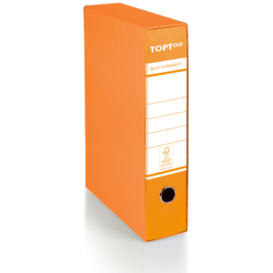 Raccoglitore commerciale con custodia TOPToo by Q-Connect dorso 5 cm - 28,5x32 cm - arancio - 0201042/QM.AR