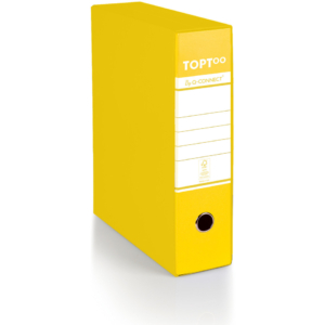 Raccoglitore commerciale con custodia TOPToo by Q-Connect dorso 8 cm - 28,5x32 cm - giallo - 0201042/Q.GI