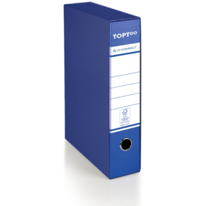 Raccoglitore protocollo con custodia TOPToo by Q-Connect dorso 5 cm - 28,5x35 cm - blu - 0201042/PM.BS