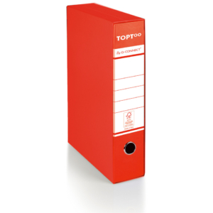 Raccoglitore protocollo con custodia TOPToo by Q-Connect dorso 5 cm - 28,5x35 cm - rosso - 0201042/PM.RO