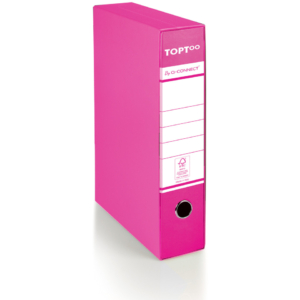 Raccoglitore protocollo con custodia TOPToo by Q-Connect dorso 5 cm - 28,5x35 cm - magenta - 0201042/PM.CL