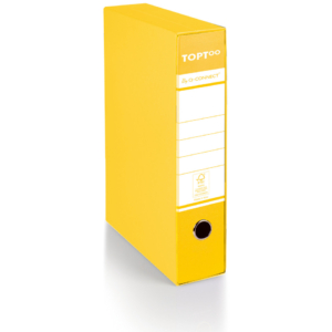 Raccoglitore protocollo con custodia TOPToo by Q-Connect dorso 5 cm - 28,5x35 cm - giallo - 0201042/PM.GI