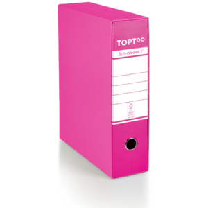 Raccoglitore commerciale con custodia TOPToo by Q-Connect dorso 8 cm - 28,5x32 cm - magenta - 0201042/Q.CL