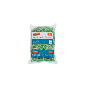Fettucce in gomma verde 8 mm Nikoffice - Ø 100 mm - 06NIK029 (conf.1 kg)