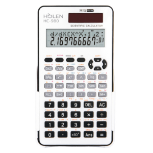 Calcolatrice scientifica Holen HC-980 10+2 cifre 401 funzioni ammessa alla maturita' bianco/nero - 3531