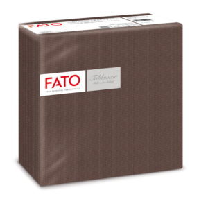 Tovaglioli Fato 1 velo in carta a secco 40x40 cm - cioccolato 88444100 (conf.50)