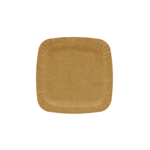Piatti in cartoncino kraft Ristocart linea Bistrot - 24x24 cm H2424001 (conf.100)