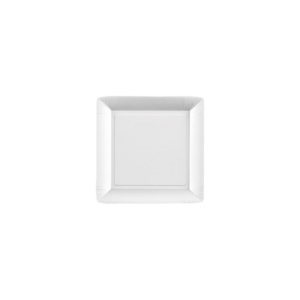 Piatti in cartoncino vergine leggeri Le Nappage Traditional Light nature bianco - 24x24 cm - 61343LN (conf.50)