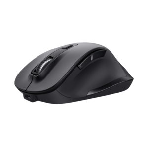 Mouse ergonomico wireless ricaricabile Trust Fyda nero 24727