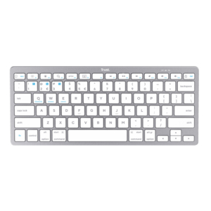 Tastiera wireless bluetooth Trust ultrasottile argento/bianco 24652