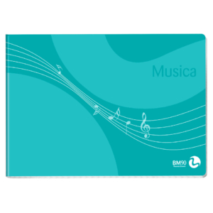Album musica pentagrammato BM 8 fogli 90 g/m² - 17x24 cm 100219