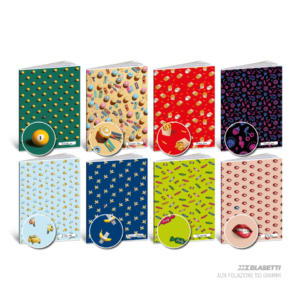 Maxi quaderni Blasetti Pattern A4 - 100 g/m² - 24+1 fogli - a quadretti 5M - 9388 (conf.10)
