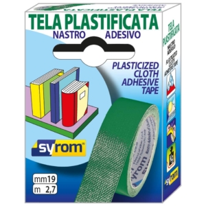 Syrom nastro adesivo in tela Verde Tes 702 Special - 19 mm x 2,7 m