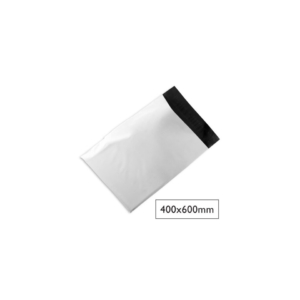 Buste spedizione Q-Connect PE 50 µm impermeabili - esterno bianco/interno nero - 400x600 mm - KF18954 (conf.100)