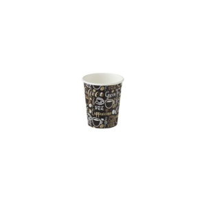 Bicchiere in carta + PE Leone Coffee marrone - 75 ml - H0729.R (conf.1000)