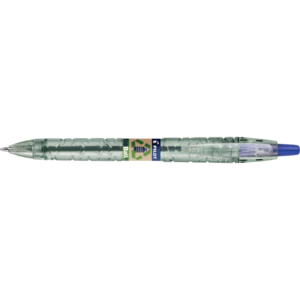 Penna a sfera a scatto Pilot ecoball B2P ricaricabile - punta 1 mm - inchiostro a base d'olio - blu