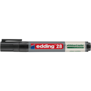 Pennarello per lavagne bianche Edding 28 EcoLine punta tonda - tratto 1,5-3 mm nero - 4-28001