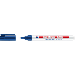 Pennarello indelebile Edding Blu - punta extra-fine - 0,75 mm