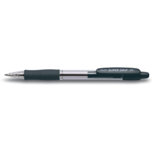 Penna a sfera a scatto Supergrip Pilot - 1 mm - Nero