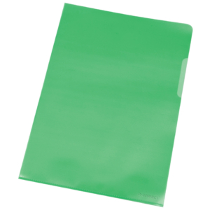 Buste a L A4 Q-Connect ppl ecologico 120µm - Verde - KF00309 (conf.100)