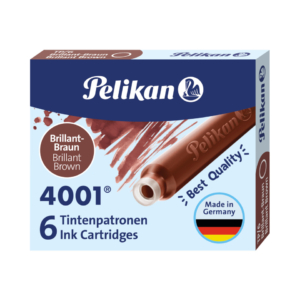 Cartucce per stilografica Pelikan TP/6 Marrone 311928 (conf. da 6 cartucce)